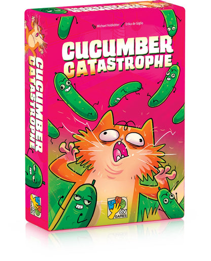 Catastrophe Cucumber by DV Games | Fast Trick Taking Party Game | 3-6 Players | Ages 8+ | Strategic Family Game