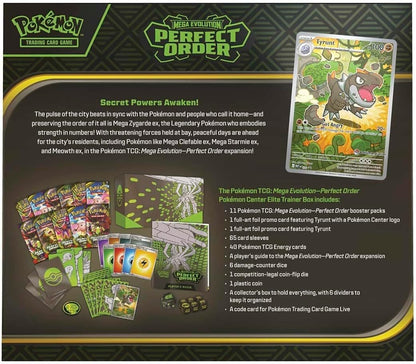 Pokemon TCG - Mega Evolution - Perfect Order - Elite Trainer Box - Pokemon Center