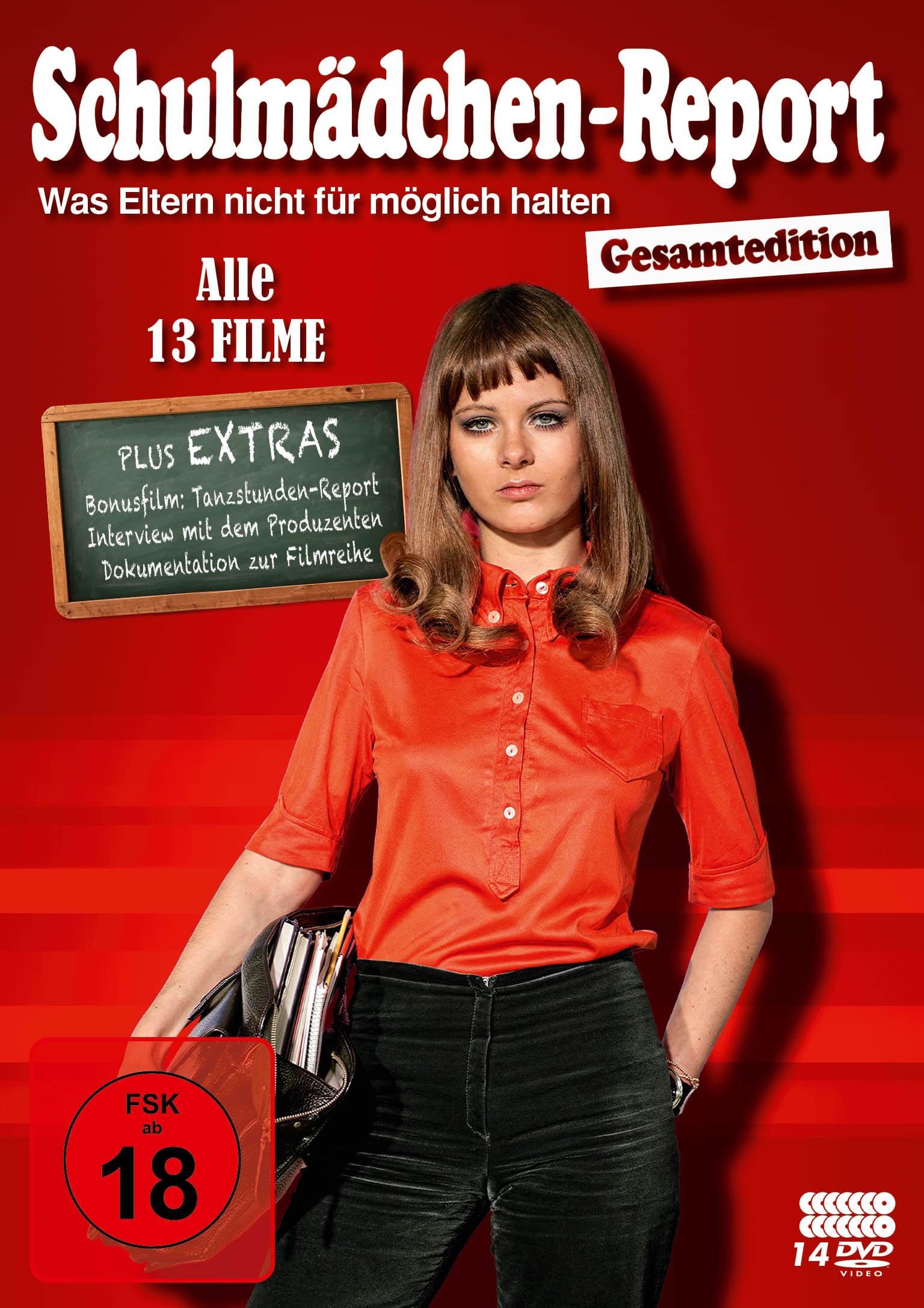 HOFBAUER, ERNST / BOOS, WALTER - SCHULMADCHEN-REPORT - GESAMTEDITION - ALLE 13 FILME PLUS EXTRAS & TANZSTUNDEN-REPORT