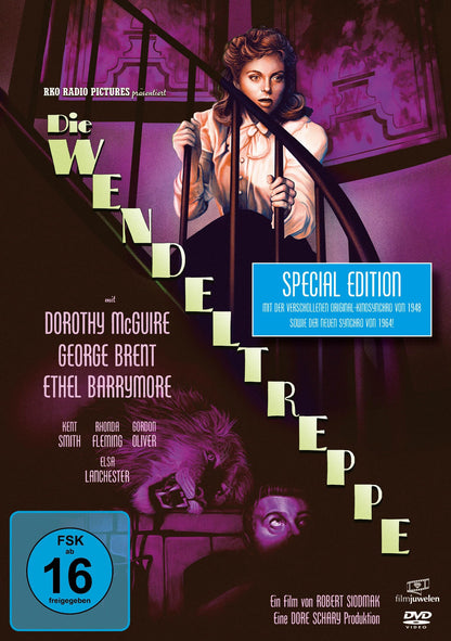 SIODMAK, ROBERT - DIE WENDELTREPPE - SPECIAL EDITION MIT BISLANG VERSCHOLLENER ORIGINALSYNCHRO 1948 UND NEUSYNCHRO