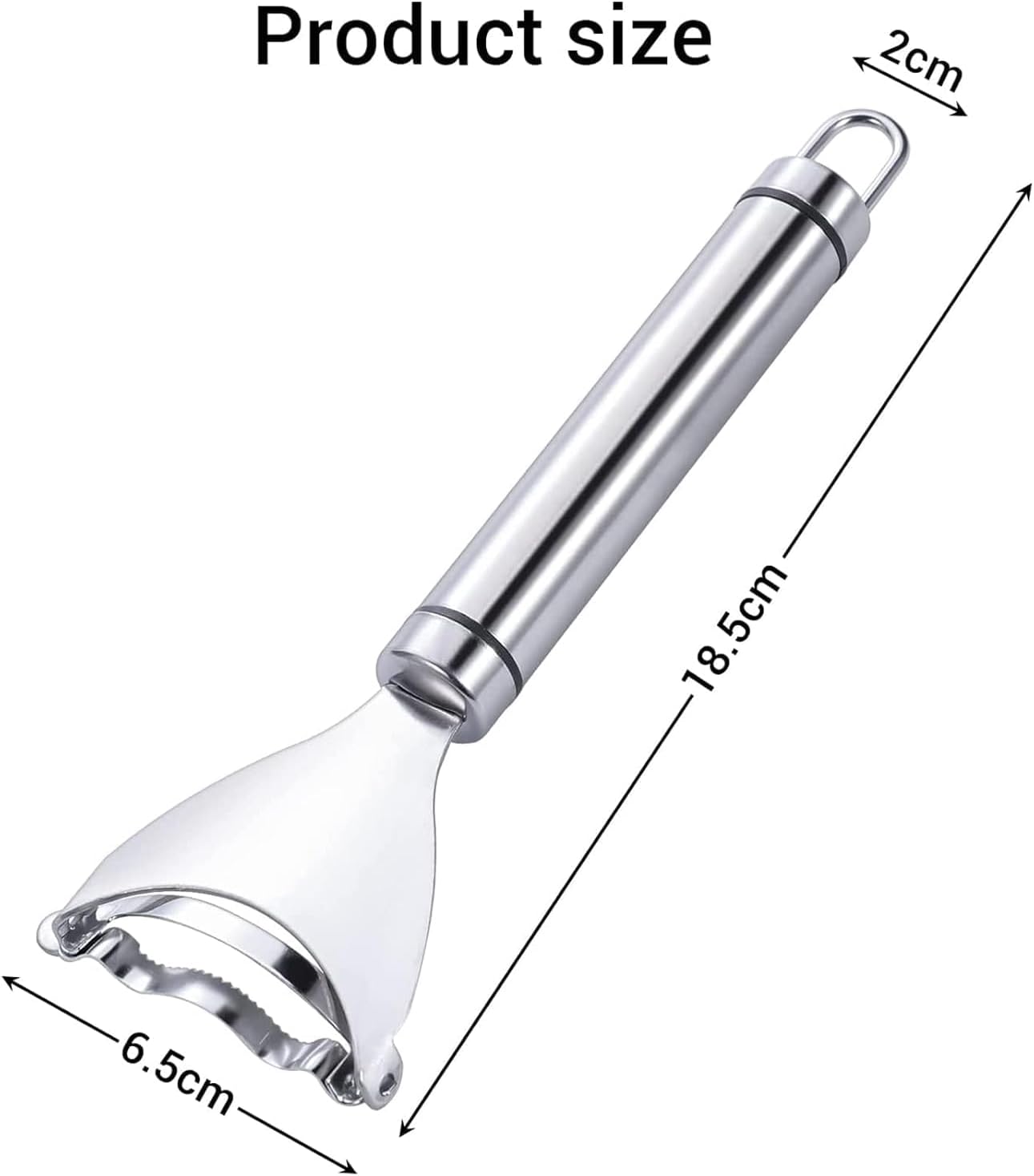 rapsigo Stainless Steel Corn Peeler Tool | Manual Corn Kernel Remover Stripper | Sharp Blade Handheld Corn Cutter for Kitchen Cooking Prep