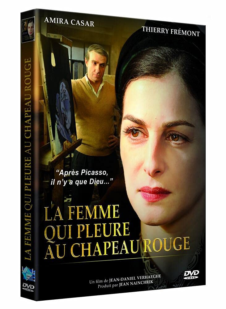 La femme qui pleure au chapeau rouge