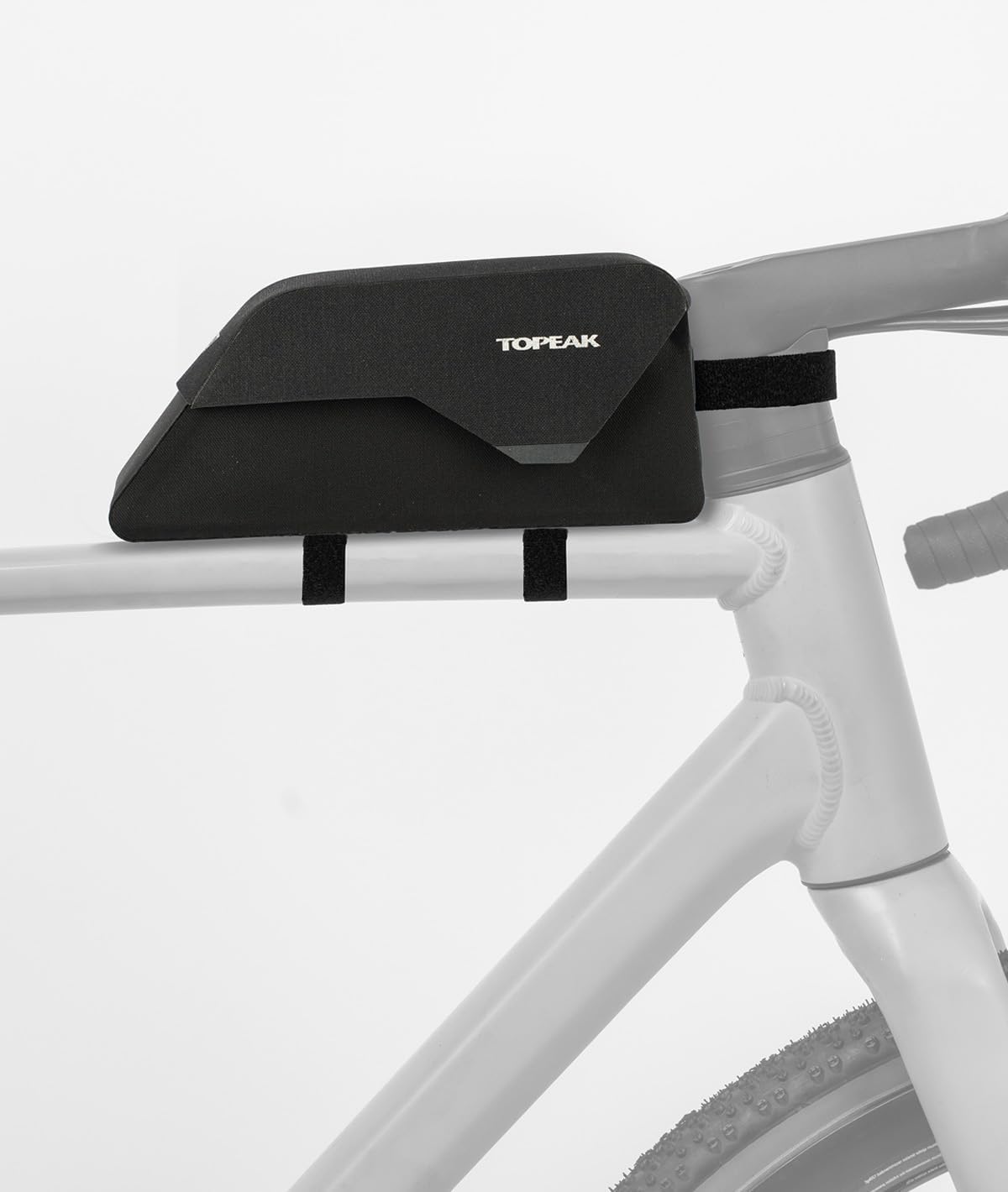 Topeak TopLoader DryShell Borsa Impermeabile da Tubo Orizzontale per Bicicletta con Chiusura Magnetica, Nera
