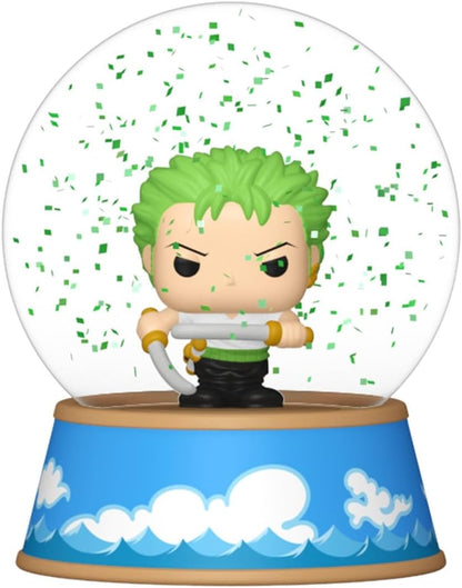 Funko Pop! Mini Glitter Globes: One Piece - Zoro - Collectable Vinyl Figure - Gift Idea - Official Merchandise - Toys for Kids & Adults - Anime Fans - Model Figure for Collectors and Display