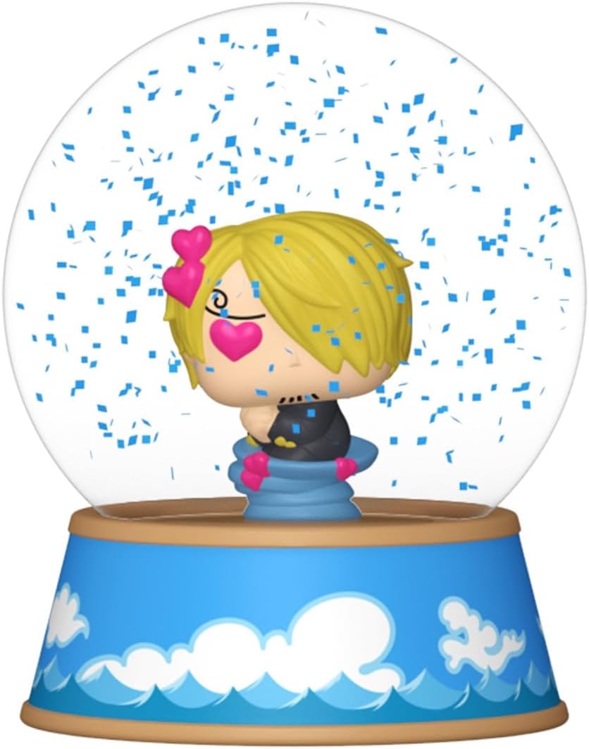 Funko Pop! Mini Glitter Globes: One Piece - Sanji - Collectable Vinyl Figure - Gift Idea - Official Merchandise - Toys for Kids & Adults - Anime Fans - Model Figure for Collectors and Display