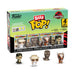 Funko Bitty POP! 4 Pack: Jurassic Park - John Hammond, Tyrannosaurus (Fossil), Stygimoloch, Velociraptor - 1 in 6 Chance of Receiving the Rare Chase Variant - Styles May Vary - 0,9 Zoll (2,2 cm