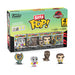 Funko Bitty POP! 4 Pack: Jurassic Park - Mr DNA, Dilophosaurus (Fossil), Dennis Nedry, Dilophosaurus - 1 in 6 Chance of Receiving the Rare Chase Variant - Styles May Vary - 0,9 Zoll (2,2 cm