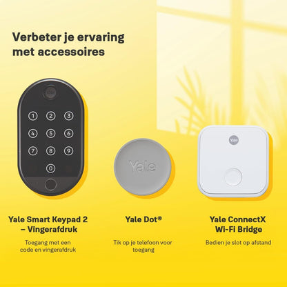 Yale - Linus Slim Deurslot L2 Lite - Auto Ver-/Ontgrendelen - Zilver
