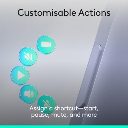 Logitech Spotlight 2 Presentation Remote, Wireless Presentation Clicker with Haptics, Digital Highlighting, Customisable Actions, Laser Pointer, Quick Charge, Bluetooth, and USB-C - Light Lilac