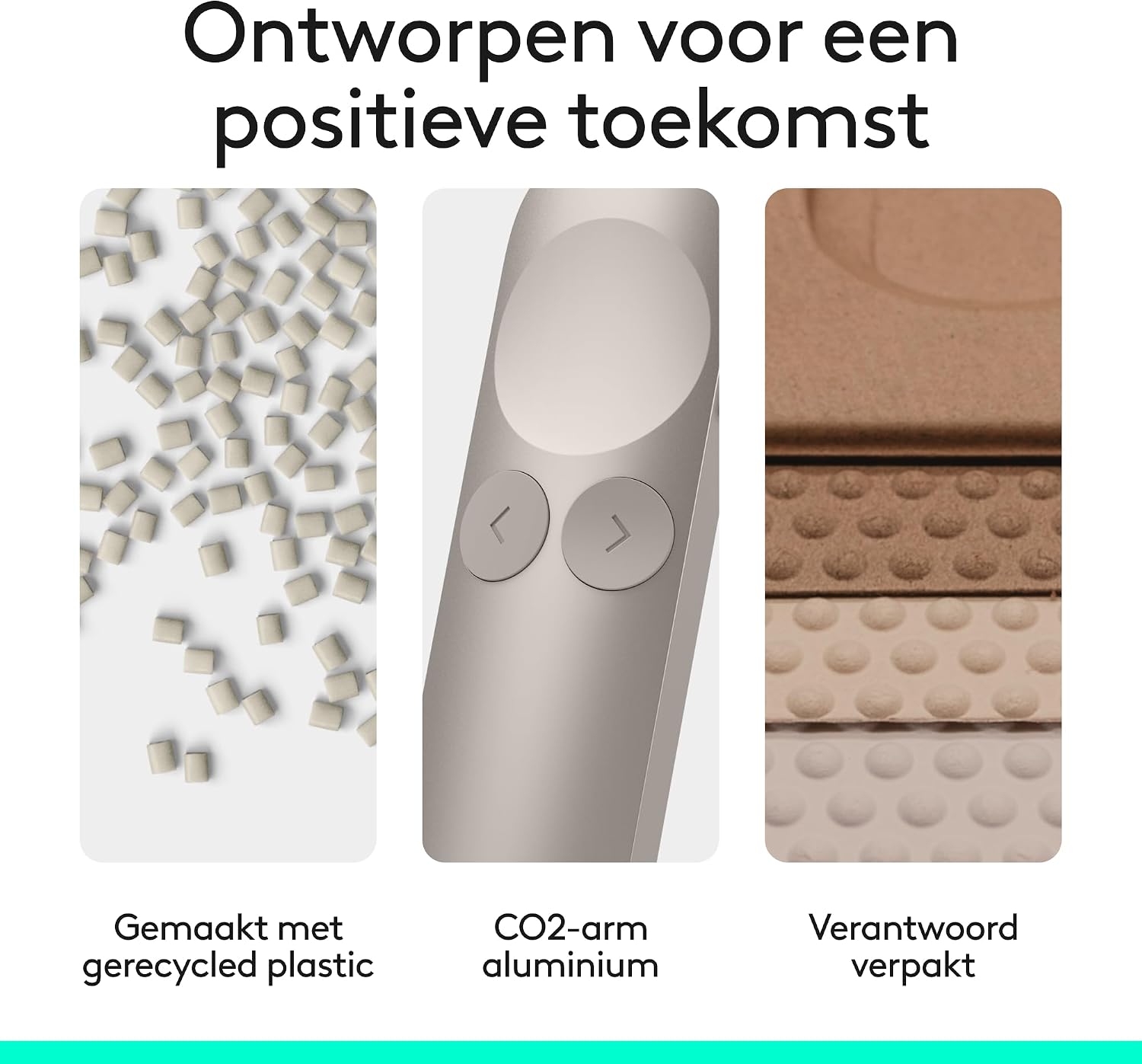Logitech Spotlight 2 Presentation Remote, Wireless Presentation Clicker with Haptics, Digital Highlighting, Customisable Actions, Laser Pointer, Quick Charge, Bluetooth, and USB-C - Sand