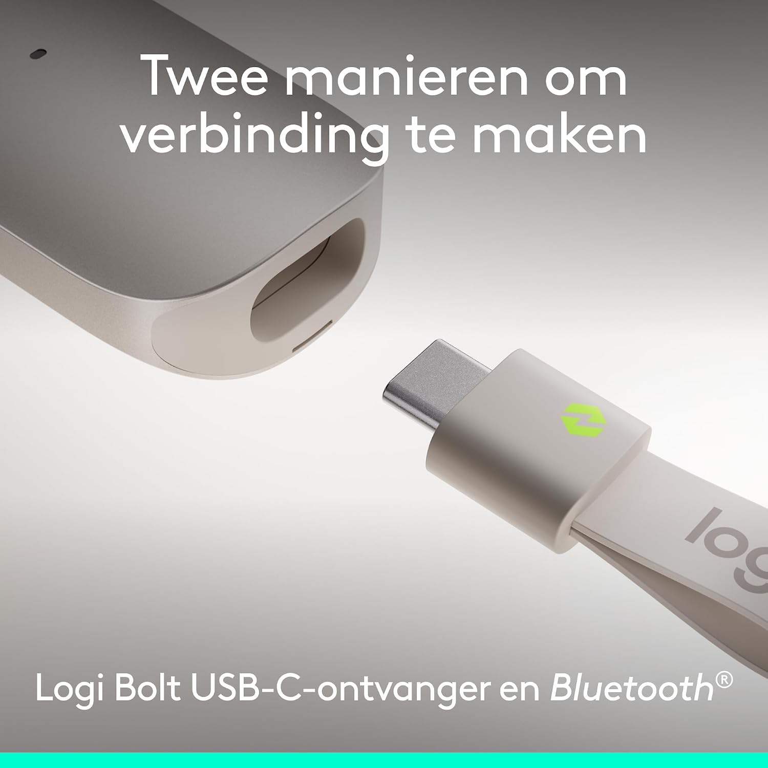 Logitech Spotlight 2 Presentation Remote, Wireless Presentation Clicker with Haptics, Digital Highlighting, Customisable Actions, Laser Pointer, Quick Charge, Bluetooth, and USB-C - Sand
