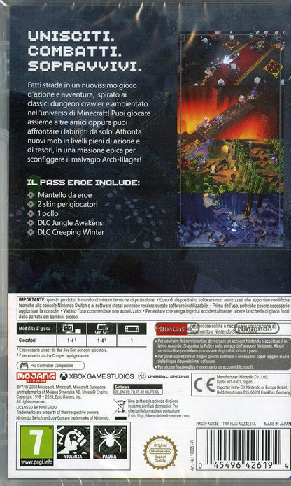 Minecraft: Dungeons - Hero Edition [It Version] (Nintendo Switch)