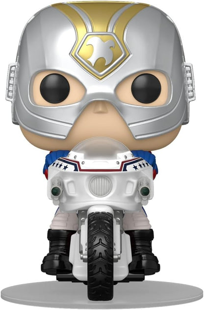 Funko Pop! Ride: DC - Peacemaker - Peacemaker on Peacecycle - Figurine en Vinyle de Collection - Idée Cadeau - Produit Officiel - Jouets pour Enfants et Adultes - Figurine modèle pour collectionneurs