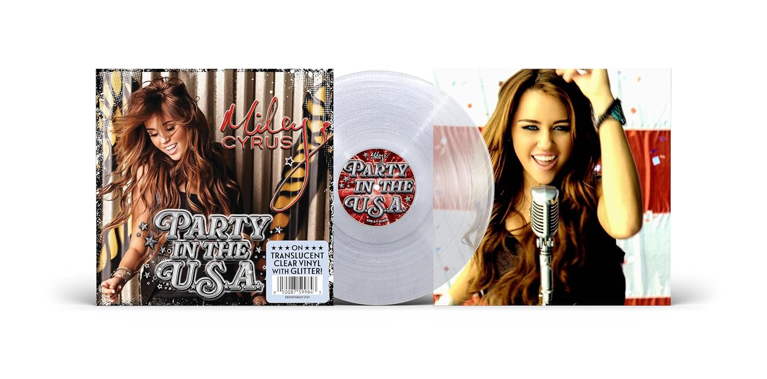 Party in the U.S.A. Clear/Glitter Single