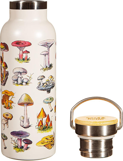 Sass & Belle Vintage Mushroom Metal Water Bottle
