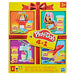 Play-Doh 4 Mini Classic Set: Parrucchiere, Veterinario, Gelateria e Fabbrica del divertimento; Gioco creativo; Classico; Et? 3+
