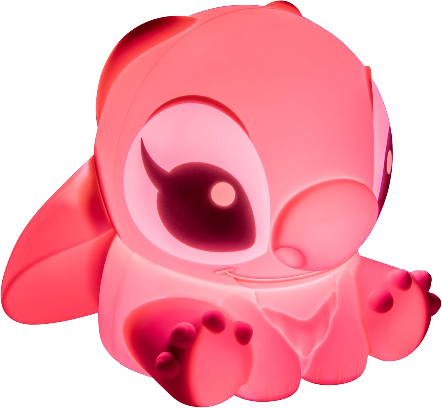 Paladone Disney Angel SquishyGlo Rechargeable Silicone Night Light, 14.5cm, 1–3 Hour Timer, 3 Brightness Levels, Officially Licensed