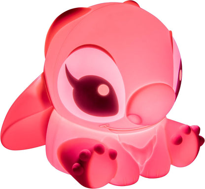Paladone Disney Angel SquishyGlo Rechargeable Silicone Night Light, 14.5cm, 1–3 Hour Timer, 3 Brightness Levels, Officially Licensed
