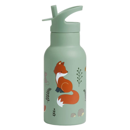 A Little Lovely Company - Stainless Steel Drinking Bottle - Forest Friends
