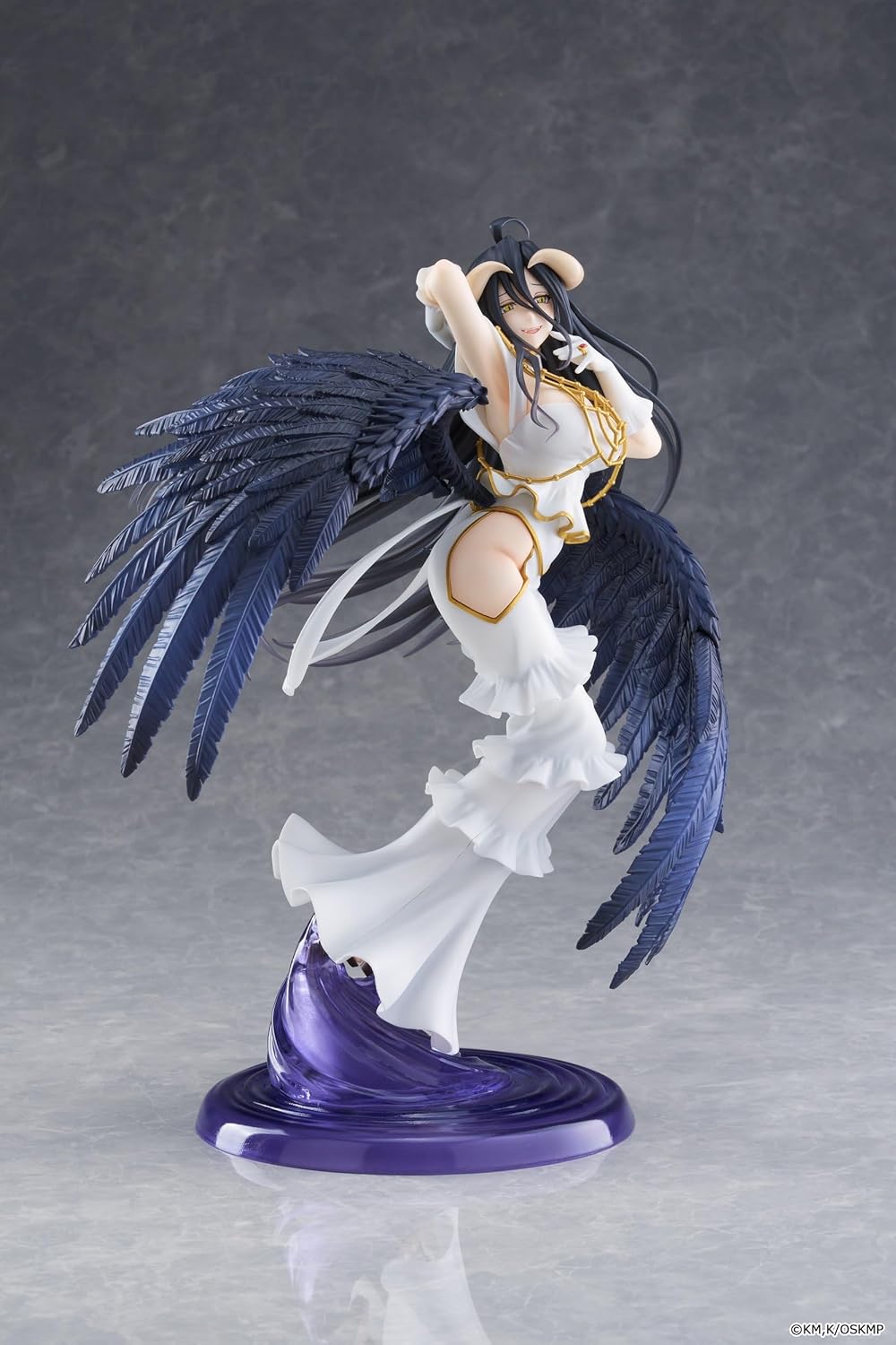 Overlord T-Most PVC Statua Albedo Diavolo Bianco Puro Ver. 29 cm