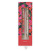 Christian Art Gifts Premium Inspirational Medium Ballpoint Pen Set for Women: Trust in the Lord Encouraging Bible Verse, Retractable, Black Ink, Pocket Clip, Red & White Floral with Gold, 2 Pack