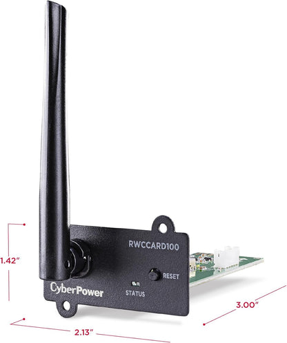CyberPower Remote Cloud Card RWCCARD100 - Connection via Antenna, for PR, OR, CPS-PRO, and NEW OLS/OL series with short LAN-slot