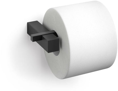 Zack Carvo Toiletrolhouder - Zonder Klep - Zwart