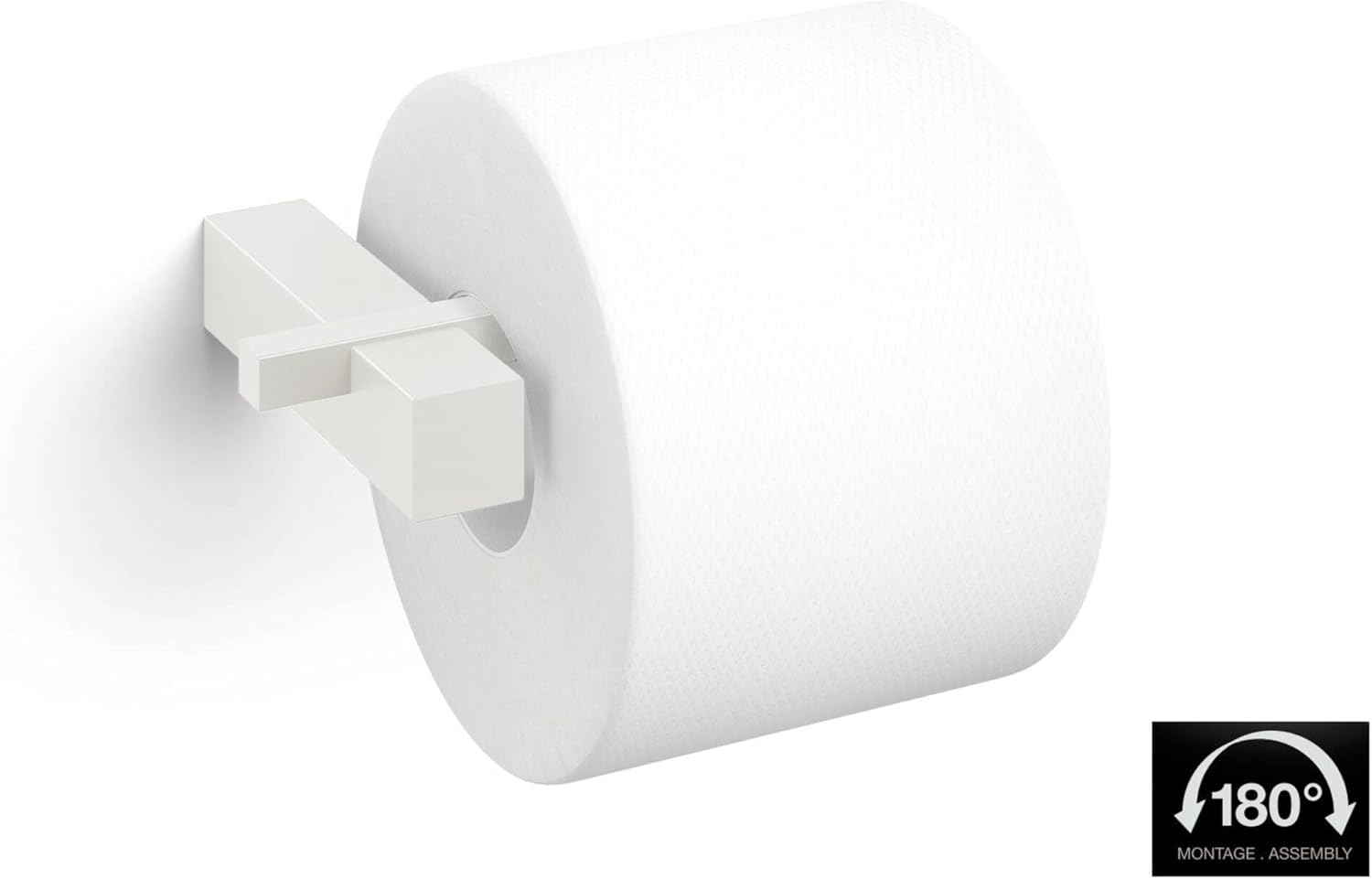 Zack Carvo Toiletrolhouder Wit