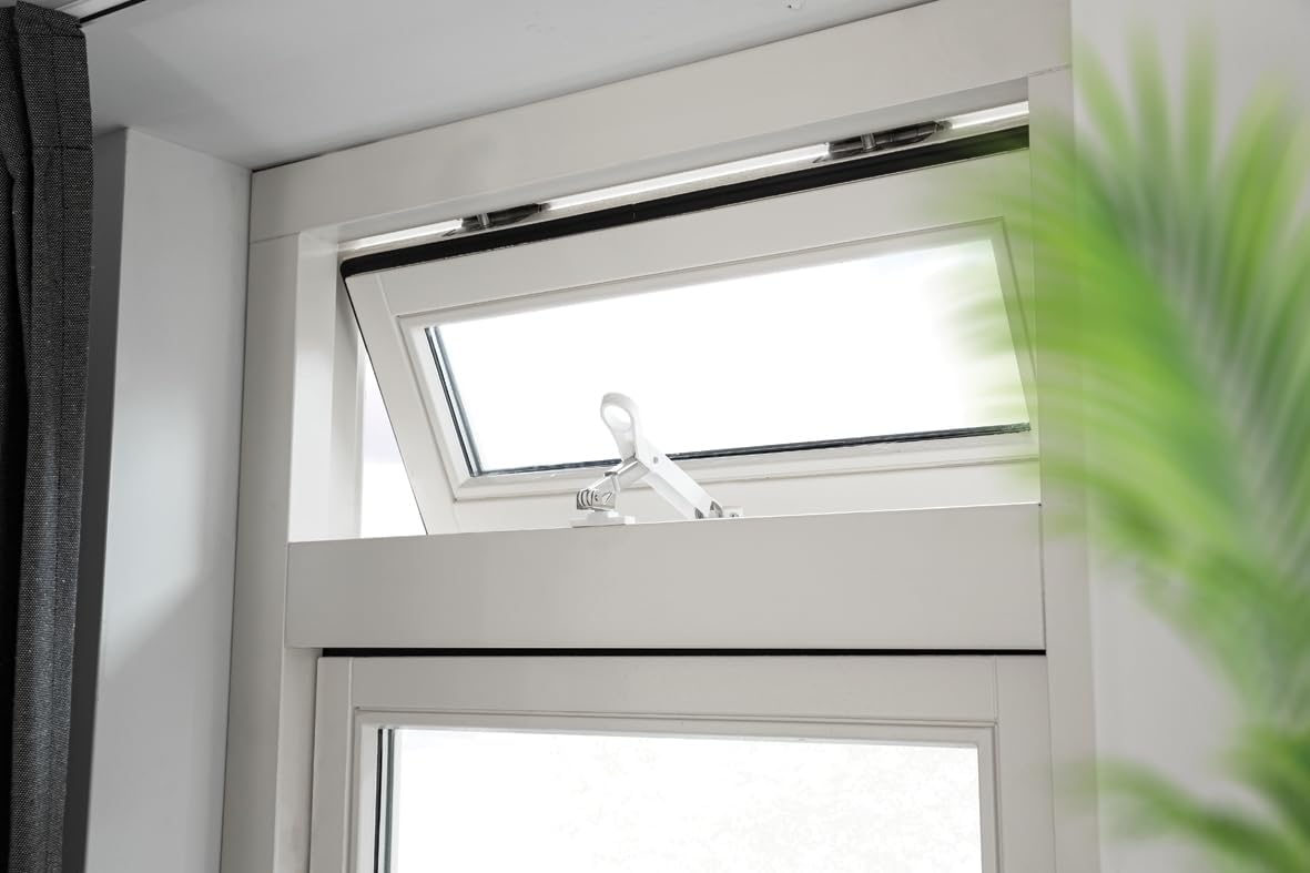 Axa Combi- Raamuitzetter - Axaflex - Kierstandhouder Raam - Wegdraaibaar - 3 Ventilatiestanden - Niet Afsluitbaar - Rvs