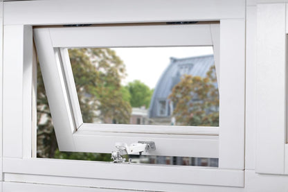 Axa Veiligheids Combi- Raamuitzetter - Axaflex Security - Kierstandhouder Raam - Wegdraaibaar - Afsluitbaar - Skg* - Rvs