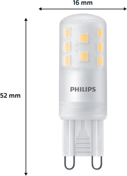 Energiezuinige Philips Led Capsule Transparant - 40 W - G9 - Warmwit Licht - 2 Stuks - Bespaar Op Energiekosten