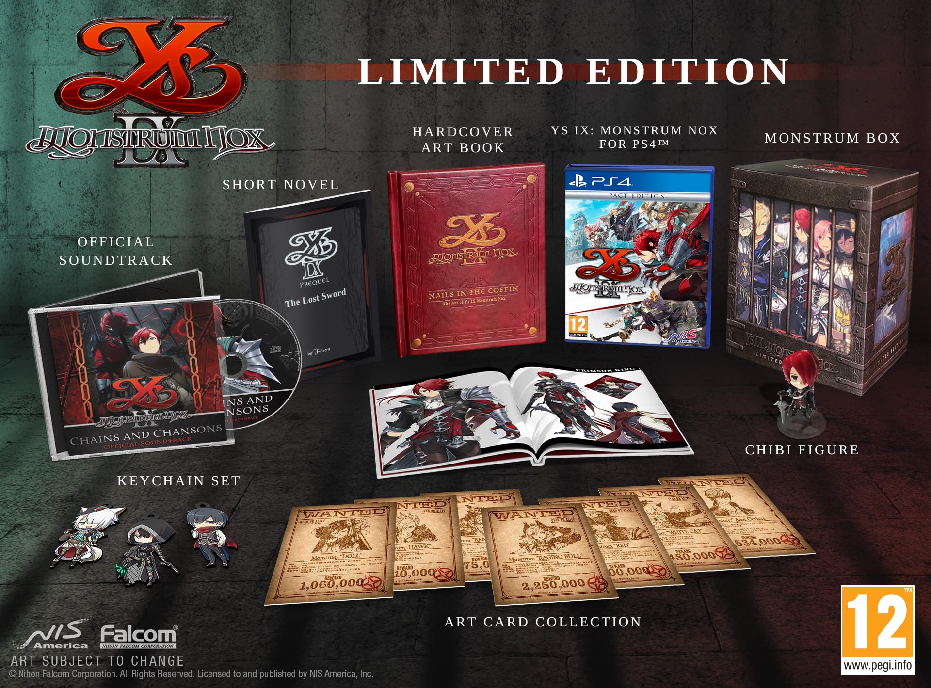 Ys IX: Monstrum Nox – Limited Edition (PS4), Ys IX: Monstrum Nox – Limited Edition (PS4)