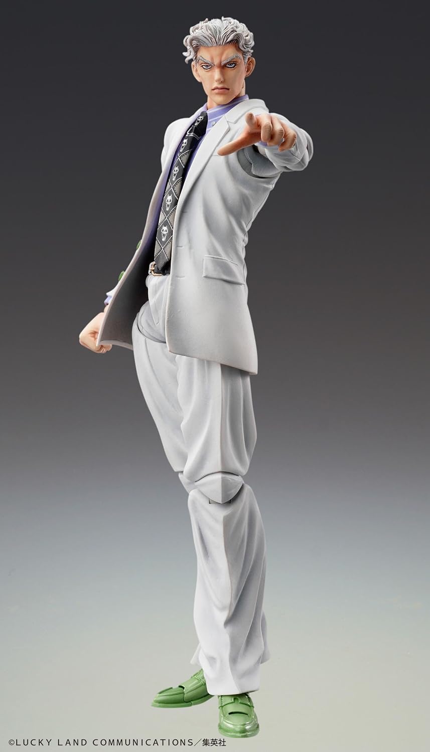 Medicos Entertainment Super Action Figure, JoJo's Bizarre Adventure Part 4, Yoshikage Kira, Approx. 5.7 inches (145 mm), PVC, ABS & Nylon, Pre-painted Action Figure