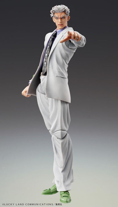 Medicos Entertainment Super Action Figure, JoJo's Bizarre Adventure Part 4, Yoshikage Kira, Approx. 5.7 inches (145 mm), PVC, ABS & Nylon, Pre-painted Action Figure