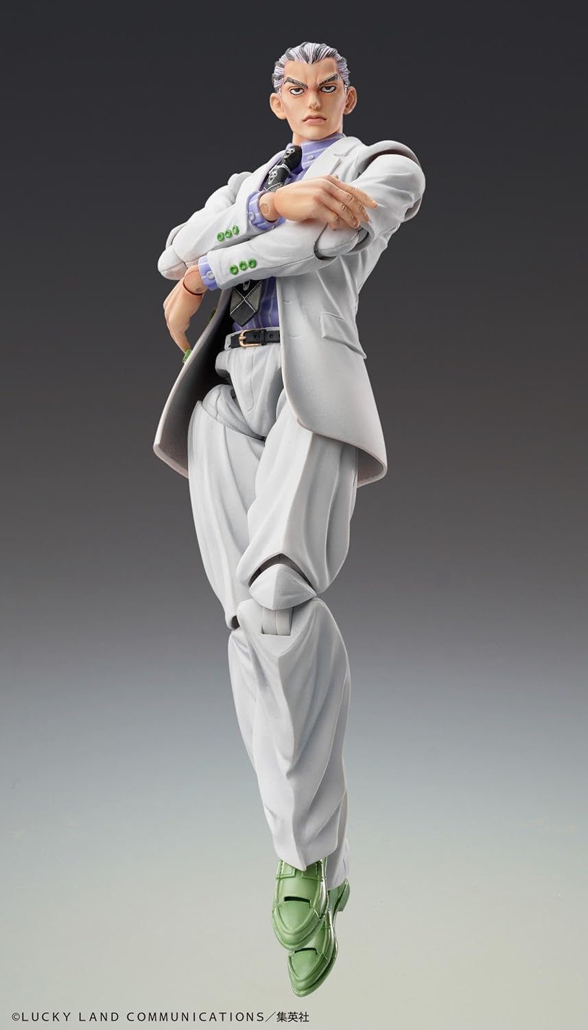 Medicos Entertainment Super Action Figure, JoJo's Bizarre Adventure Part 4, Yoshikage Kira, Approx. 5.7 inches (145 mm), PVC, ABS & Nylon, Pre-painted Action Figure