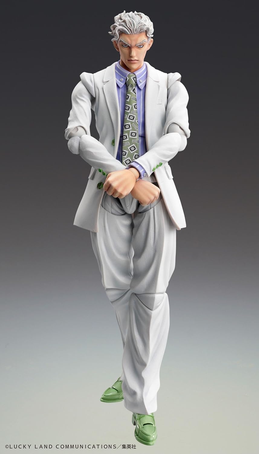 Medicos Entertainment Super Action Figure, JoJo's Bizarre Adventure Part 4, Yoshikage Kira, Approx. 5.7 inches (145 mm), PVC, ABS & Nylon, Pre-painted Action Figure