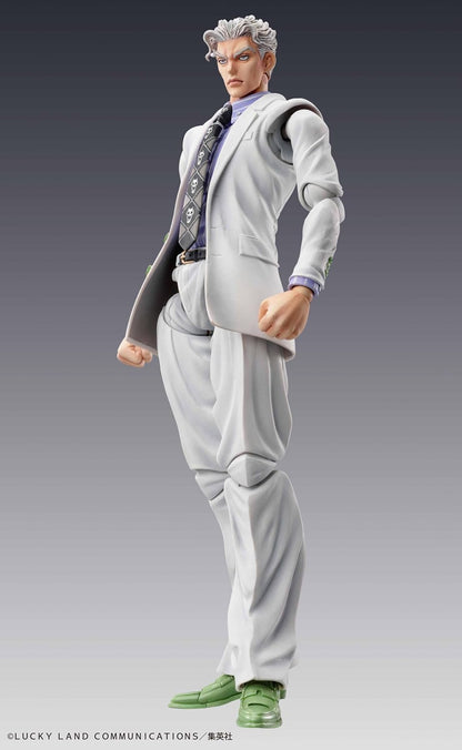 Medicos Entertainment Super Action Figure, JoJo's Bizarre Adventure Part 4, Yoshikage Kira, Approx. 5.7 inches (145 mm), PVC, ABS & Nylon, Pre-painted Action Figure