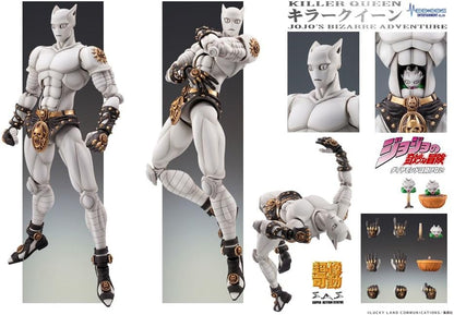 Medicos Entertainment Super Action Figur, JoJo's Bizarre Adventure Part 4, Killer Queen, ca. 6,1 Zoll (155 mm), PVC, ABS & Nylon, vorbemalte Actionfigur