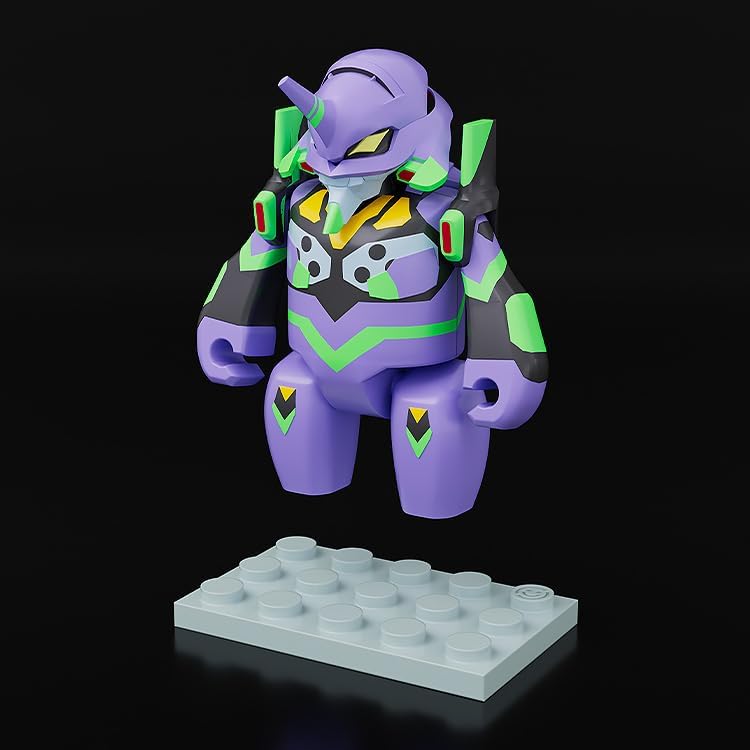 Rebuild of Evangelion Brickroid Figurine d'action Evangelion Test Type-01 5 cm
