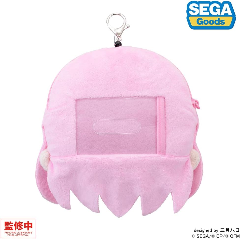 Project Sekai Colourful Stage. Feat. Hatsune Miku Fluffy Face Pouch with Reel, Classroom Sekai Megurine Luka