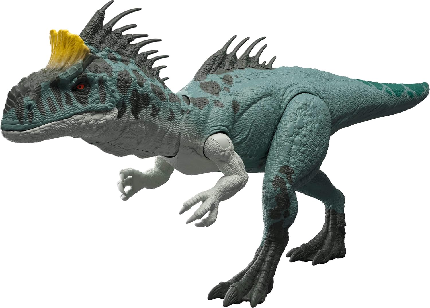 Mattel Jurassic World Wild Roar Crylophosaurus Dinosaur Action Figure Toy, Attack & Lights & Roar Sound, Scan Code for Digital Play, JKL80