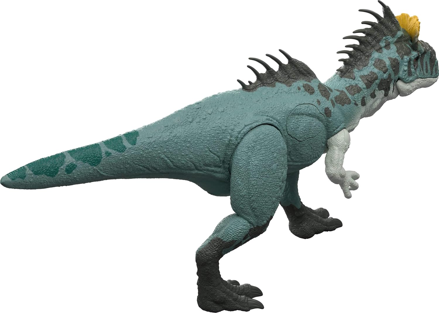 Mattel Jurassic World Wild Roar Crylophosaurus Dinosaur Action Figure Toy, Attack & Lights & Roar Sound, Scan Code for Digital Play, JKL80