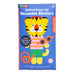 Kikkerland Dierenverkleedstickers - herbruikbaar stickerboek met mix en match - inclusief 10 dieren en 6 vellen stickers (42 in totaal
