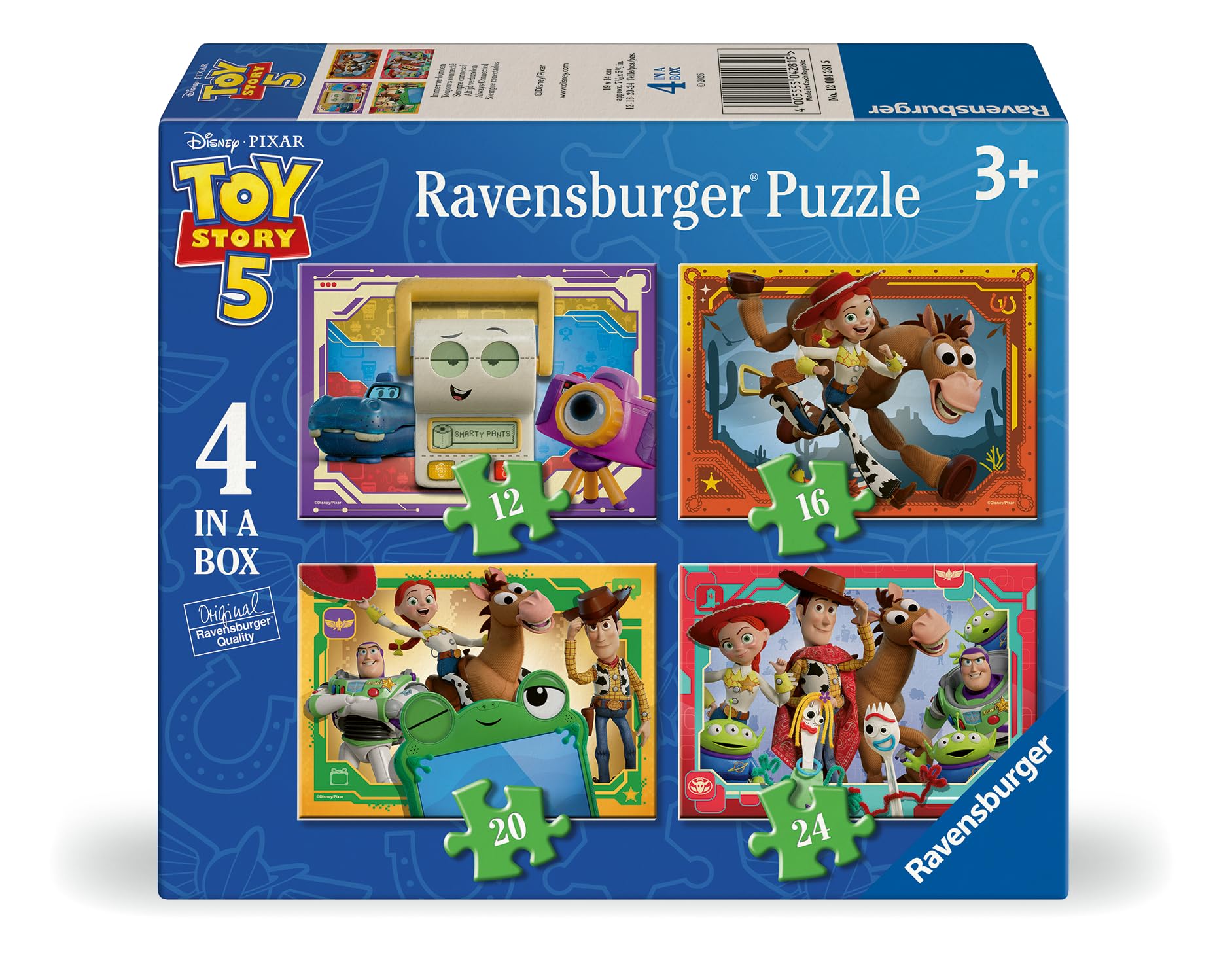 Ravensburger Puzzle Toy Story 4 12-16-20-24 Teile Kinderpuzzle