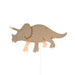 Van Tjalle en Jasper - Van Tjalle en Jasper - Dino Wandlamp Triceratops - Hout