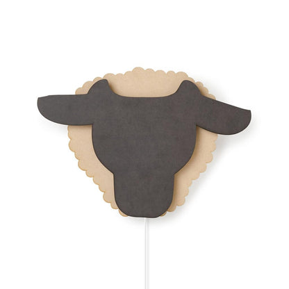 Van Tjalle en Jasper - Van Tjalle en Jasper - Schaap Wandlamp - Hout