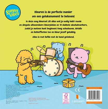 Sunny vibes - Cute kleurset: Lief & vrolijk kleuren