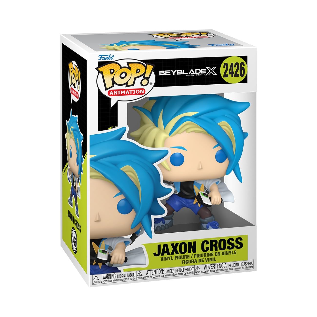 Funko Pop! Animation: Beyblades - Jaxon - 1/6 Odds for Rare Chase Variant - Collectable Vinyl Figure - Gift Idea - Official Merchandise - Toys for Kids & Adults - Anime Fans