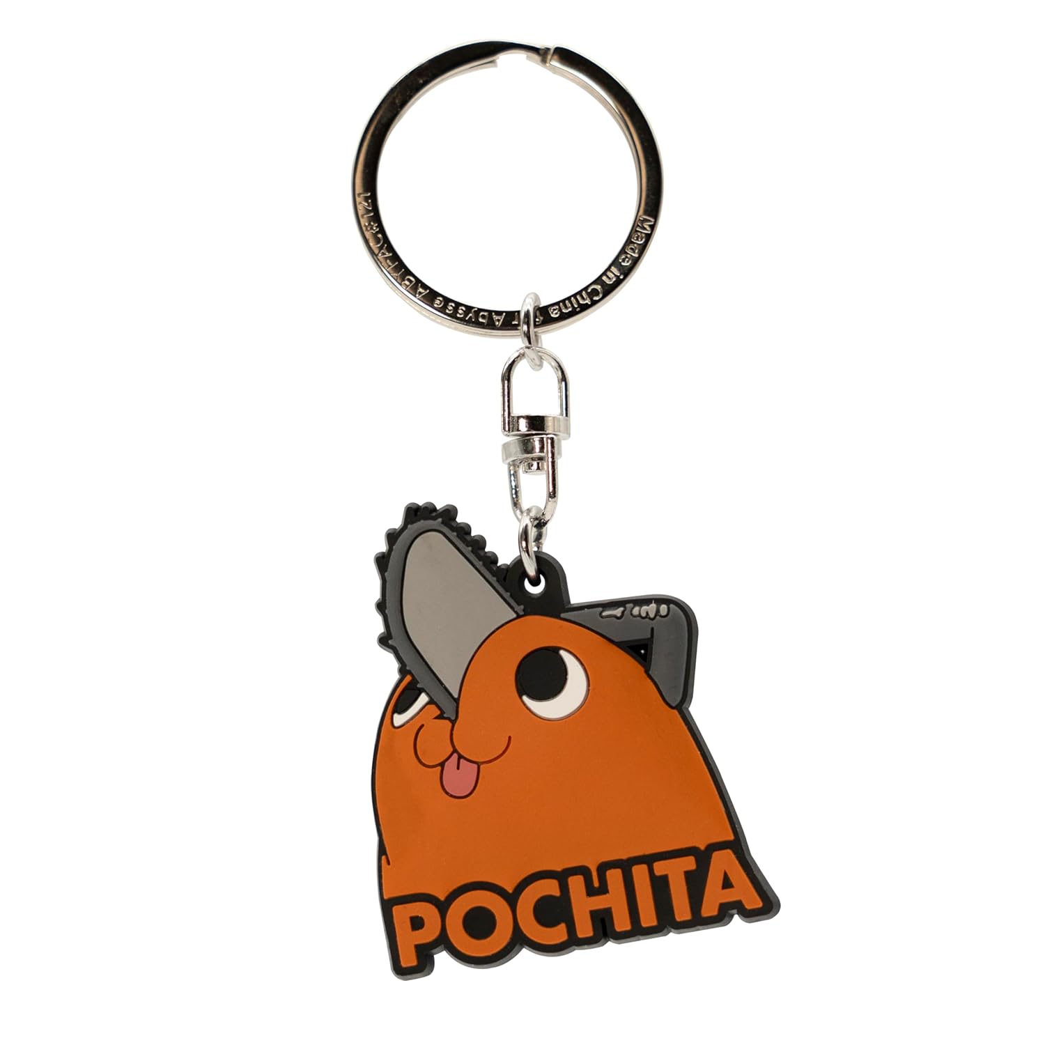ABYSTYLE Chainsaw Man Pochita PVC Keychain | Novely Keychain | Chainsaw Man Merchandise