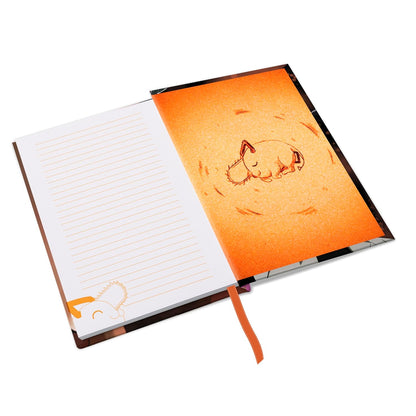 ABYSTYLE CHAINSAW MAN A5 Notebook - Official Product - A5 Size - Hardcover - Ruled Pages - Collector Design